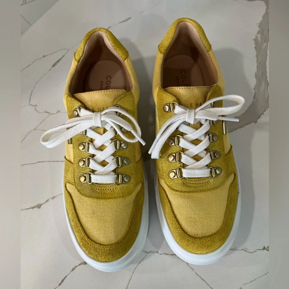 Cole Haan Grandpro Sneakers. Women’s Size 9.5 Color Yellow. - Picture 3 of 10